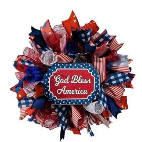 1PC Wooden tags for Independence Day, patriotic American homes, rural areas, wooden walls, door decorations, wooden crafts (Color: 82, size: 40*40*0.5cm)