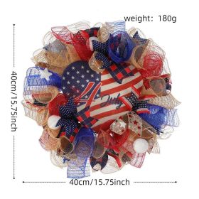 1PC Wooden tags for Independence Day, patriotic American homes, rural areas, wooden walls, door decorations, wooden crafts (Color: 89, size: 30*30*0.5cm)