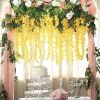 12 Packs Artificial Hanging Plants, Premium, Oxidation Resistance Flower, Wisteria Plants