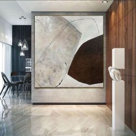 Original Oversize Acrylic Oli Painting Large Picture Wall Art Colorful Hand Painted Abstract (Style: 01, size: 160x160cm)