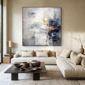 Large Abstract oli Painting Modern abstract painting oil hand painting office wall art original abstract textured art (Style: 01, size: 160x160cm)