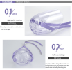 Transparent cat eye mask and anti bite head cover for pets Anti bite headgear