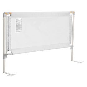Toddler Bed Rail, Kids Beds Guard Rail with Reinforced Iron Pipe and Oxford Cloth, Adjustable Height Bed Side Railing, Portable Guard Bumper Barrier (Side & Head/Footboard Size Range: 70-80 inch, Guard Position: Side)