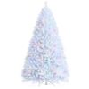 Artificial Christmas Tree with Iridescent Branch Tips and Metal Base