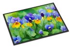 NEW Illinois Violet in Watercolor Doormat Front Door Mat Indoor Outdoor Rugs for Entryway, Non Slip Washable Low Pile, 18H X 27W