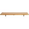 Wall Mounted Folding Table, 47.2 x 19.7 inches Wall Mount Table, Floating Desk with Iron Bracket, Fold Down Desk for Small Spaces, Home Office, Dining