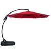Cantilever Outdoor  Umbrella with Base , Aluminum Offset Umbrella.(Included 2 Packages)