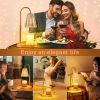 Candle Warmer Lamp with Timer - Electric Candles Wax Warmers Glass Lamps for Jar Candles Burner Adjustable Height and Dimmable Light Modern No Flame S