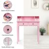 Removable Floating Organizer 2-Tier Mission Home Computer Vanity Desk