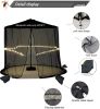 9/10 FT Mosquito Net for Patio Umbrella Outdoors Screen Polyester Hanging Tent(Mosquito Net Only)