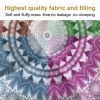 3 Pieces Colorful Tie-Dye Quilt Set,Lightweight Mandala Bedding Set with 2 Pillowcases,Abstract Art Bedspread Coverlet