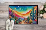 NEW Cactus in Color Doormat Front Door Mat Indoor Outdoor Rugs for Entryway, Non Slip Washable Low Pile, 18H X 27W