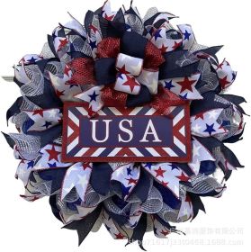 1PC Wooden tags for Independence Day, patriotic American homes, rural areas, wooden walls, door decorations, wooden crafts (Color: 85, size: 30*30*0.5cm)