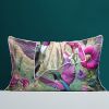 2 Pcs Of Tropical Hummingbird Art Bedroom Satin Printed Soft And Skin Friendly Pillowcase Suitable For All Seasons