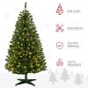 Pre-lit Artificial Christmas Tree Holiday DÃ©cor with Branches, Warm White or Colorful LED Lights, Auto Open