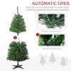 Pre-lit Artificial Christmas Tree Holiday DÃ©cor with Branches, Warm White or Colorful LED Lights, Auto Open