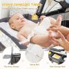 4 in 1 Portable Pack and Play Baby Nursery Center with Bassinet