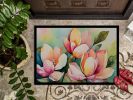 NEW Mississippi Magnolia in Watercolor Doormat Front Door Mat Indoor Outdoor Rugs for Entryway, Non Slip Washable Low Pile, 18H X 27W