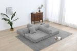 77.9'' Convertible Folding Sofa Bed â€“ 4-in-1 Modular Floor Couch, Corduroy Small Cloud Couch, Compressed Foldable Sleeper Sofa