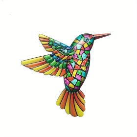 1pc/4pcs, Metal Hummingbird Wall Art Decor, Indoor Outdoor Wall Decoration, Home, Wedding (Style: Model A)