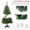 Pre-lit Artificial Christmas Tree Holiday DÃ©cor with Branches, Warm White or Colorful LED Lights, Auto Open